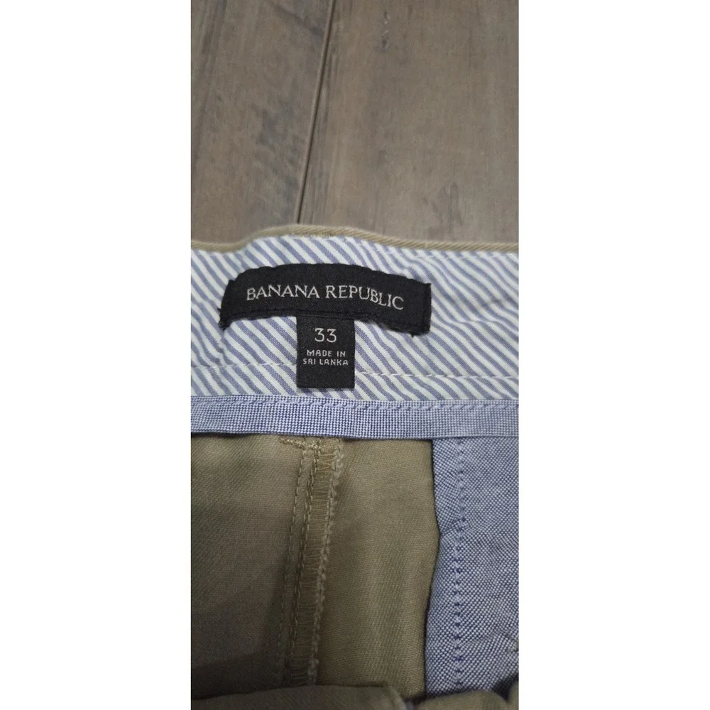 Banana Republic Tan Khaki Chino Shorts Men Sz 33 (10